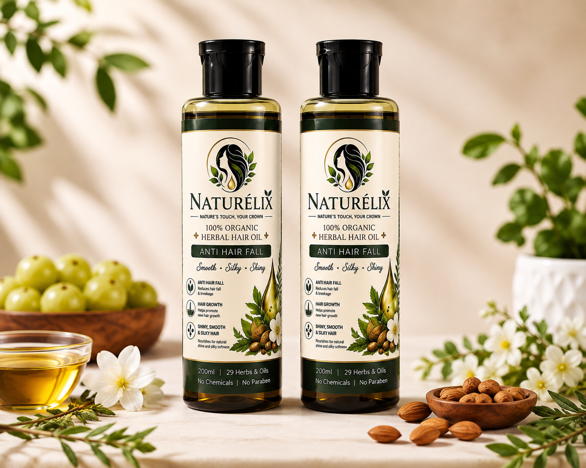 Pack of 2 Naturelix herbal hair oil 200ml